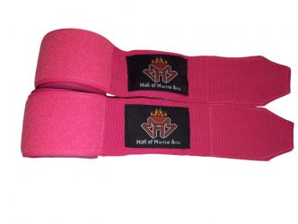 Nylon Boxing Hand Wraps 65% polyester 35% cotton high quality single color with 2” Velcro closer.