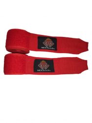 Nylon Boxing Hand Wraps 65% polyester 35% cotton high quality single color with 2” Velcro closer.