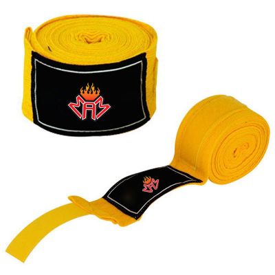 Boxing Hand Wraps 100% cotton high quality single color with 2” Velcro closer.