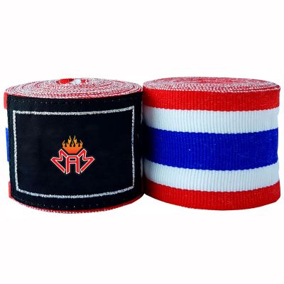 Boxing Hand Wraps 100% cotton high quality single color with 2” Velcro closer.